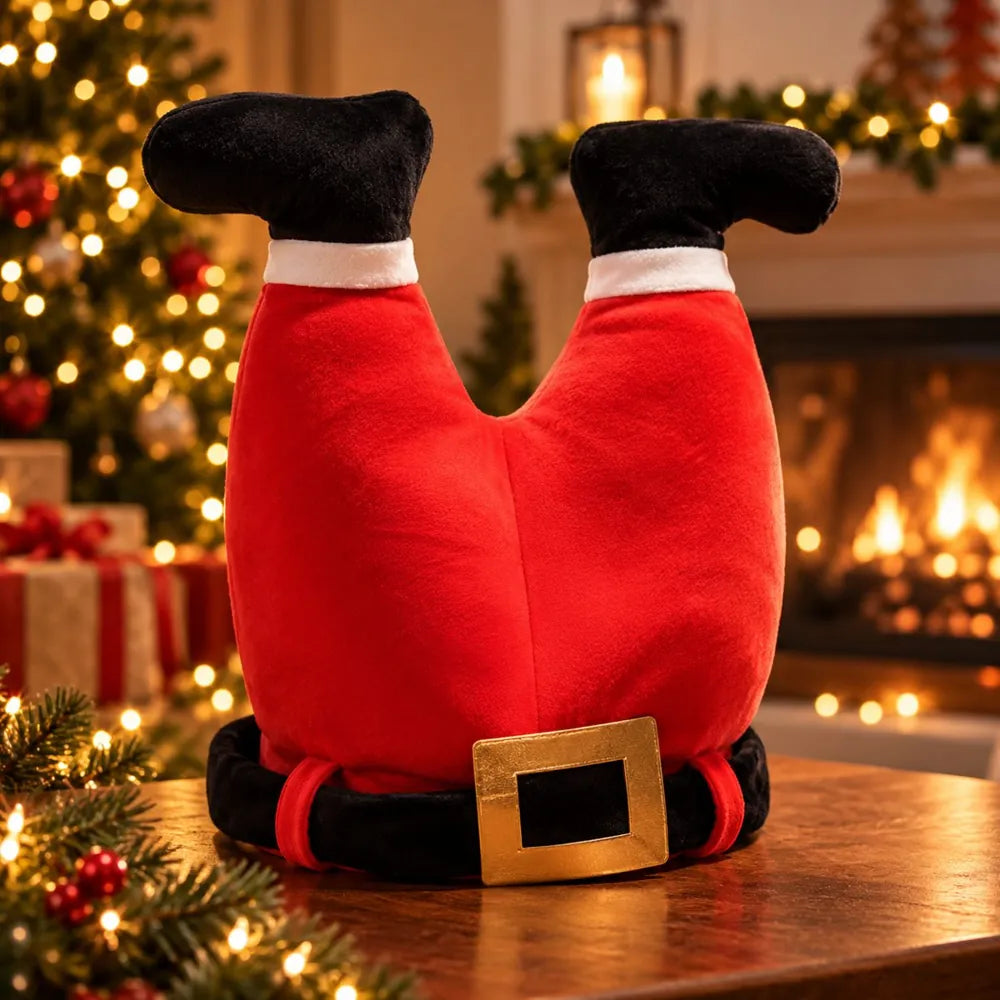 Santa Legs funny moving Christmas decoration